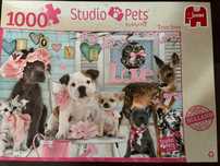 Puzzle Jumbo True Love Studio Pets pies kot 1000
