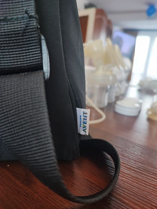 Laktator Podwójny Philips Avent + Butelki + Woreczki + Torba