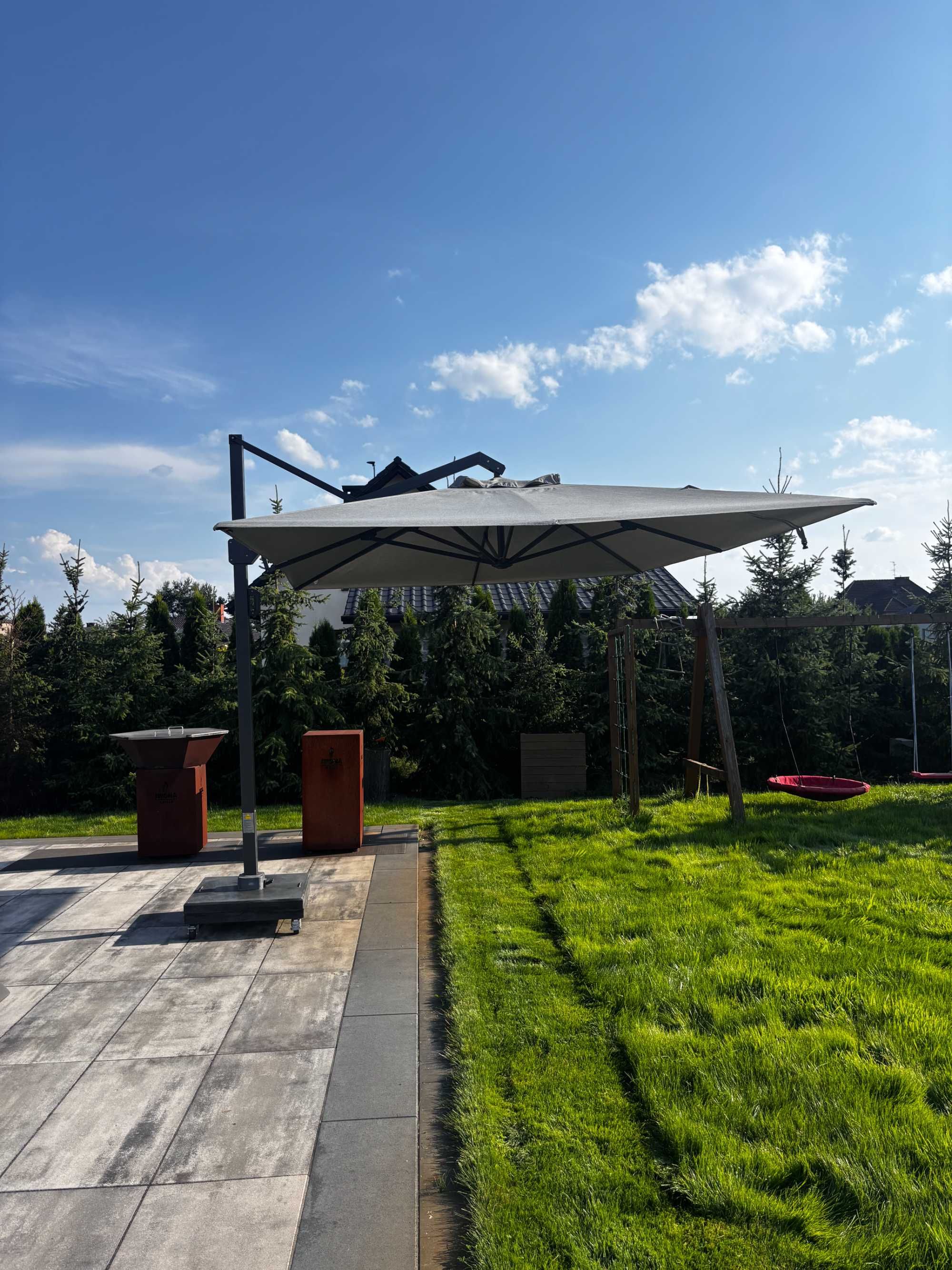 Parasol ogrodowy 3x4m solidny, mocny