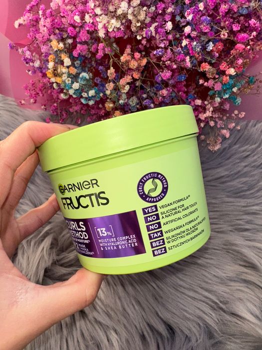 maska do włosów Garnier Fructis Curls keratin method do suchych 370 ml