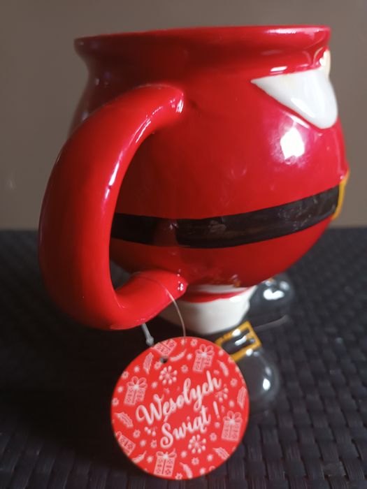Kubek ceramiczny świąteczny 450 ml nowy