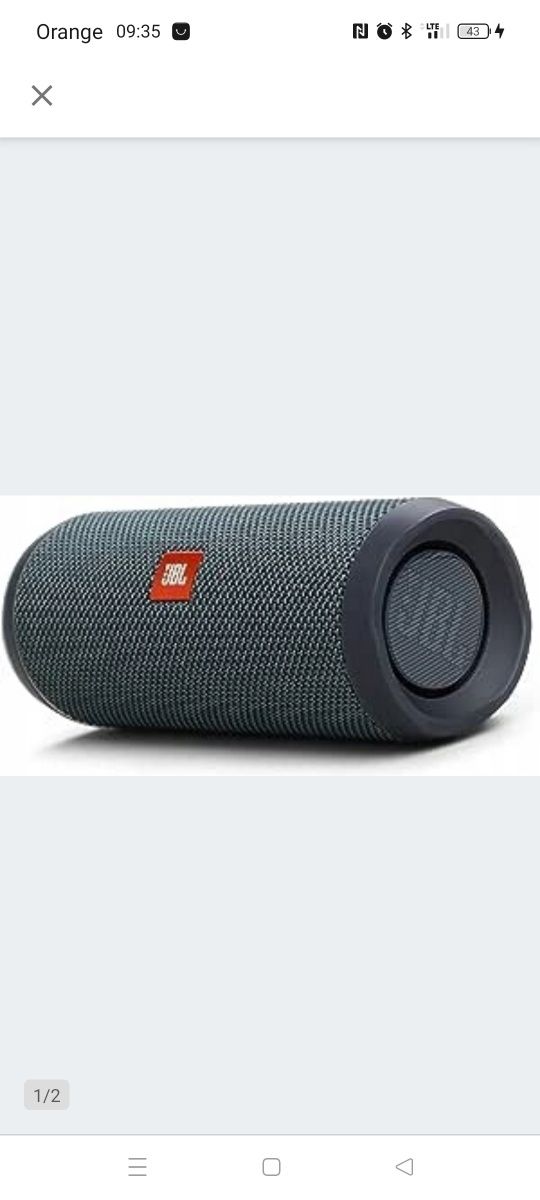 Głośnik przenośny JBL Flip Essential 2 czarny 20 W