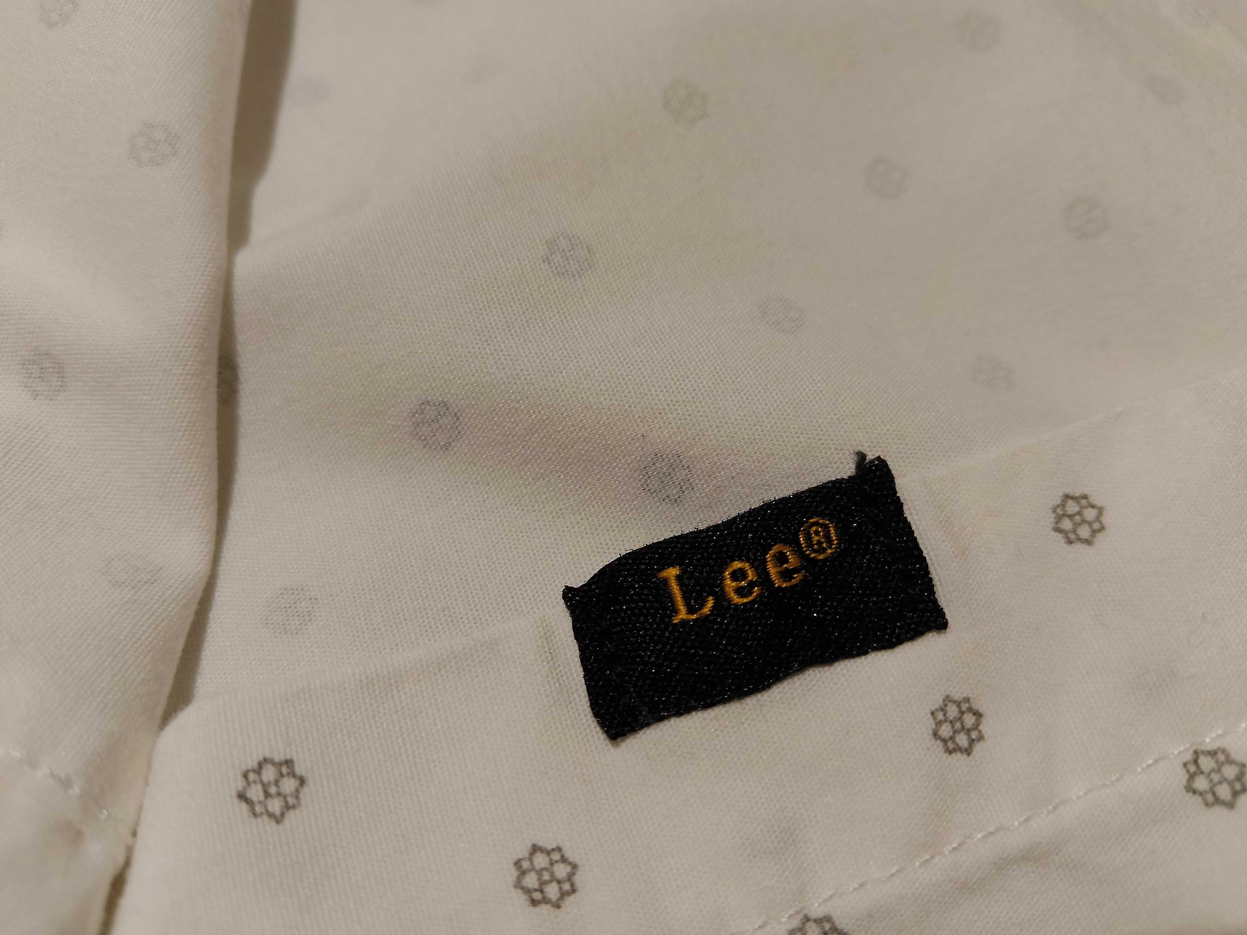 LEE USA - NOWA! z LOGO Koszula Męska krótki rękaw rozmiar L