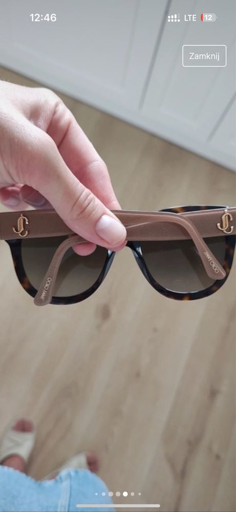 Okulary przeciwsłoneczne Jimmy Choo