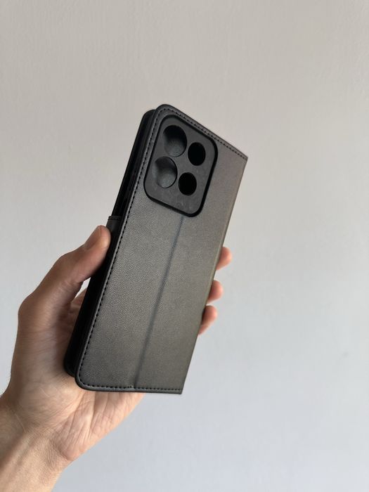 Etui z klapką zamykane czarne do MOTOROLA MOTO G15 / G15 POWER