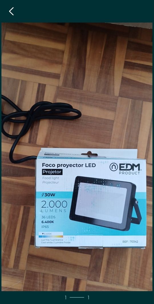 EDM foco projetor LED