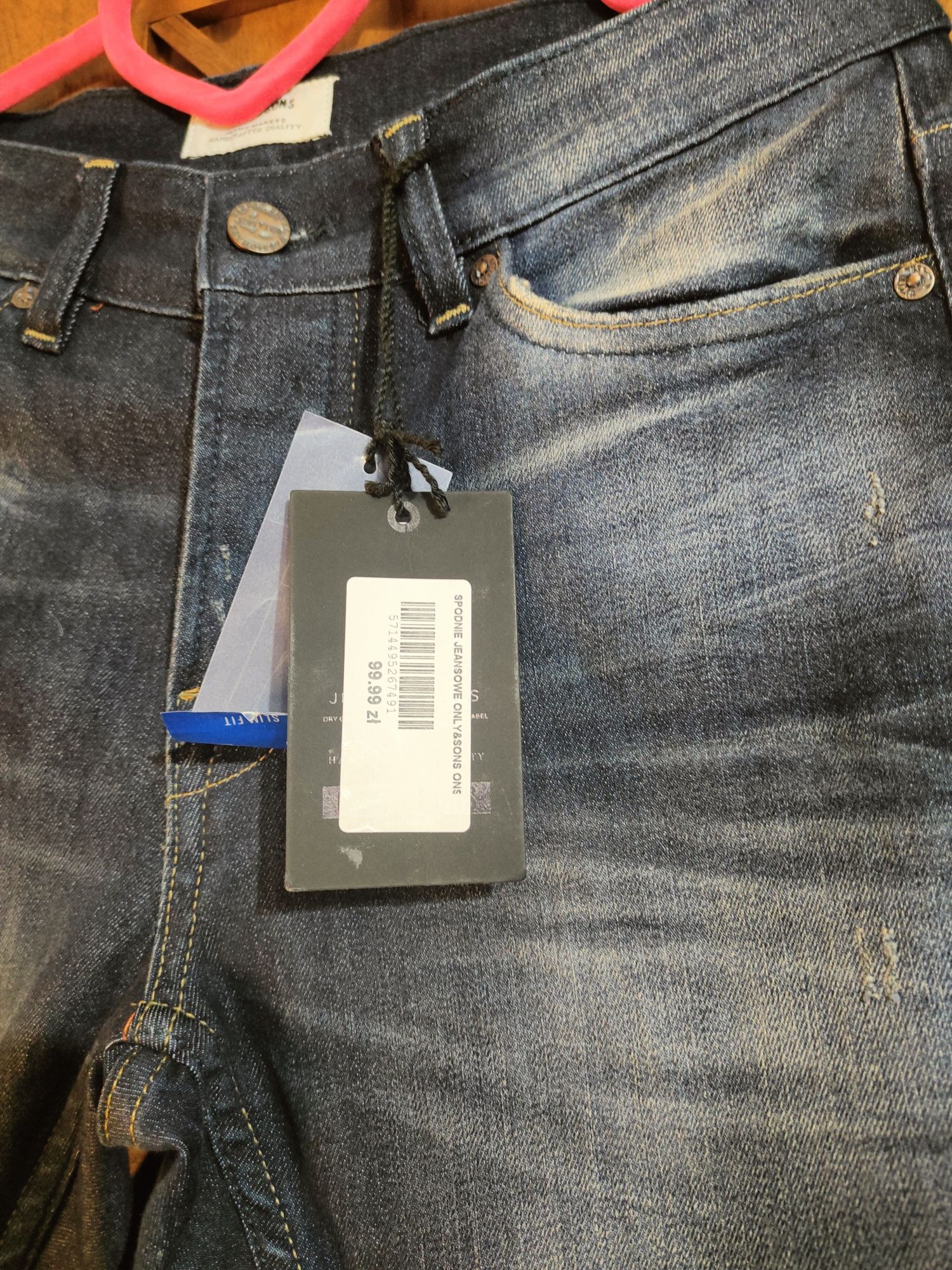 Nowe z metką Spodnie jeansowe marki ONLY rozmiar 28 / 32