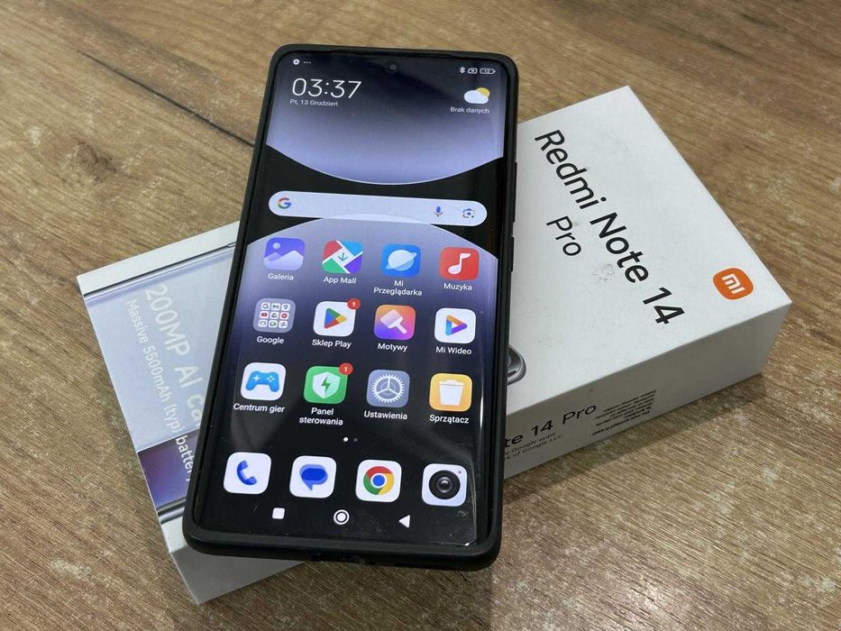 Telefon Xiaomi Redmi Note 14 PRO 256GB Komplet