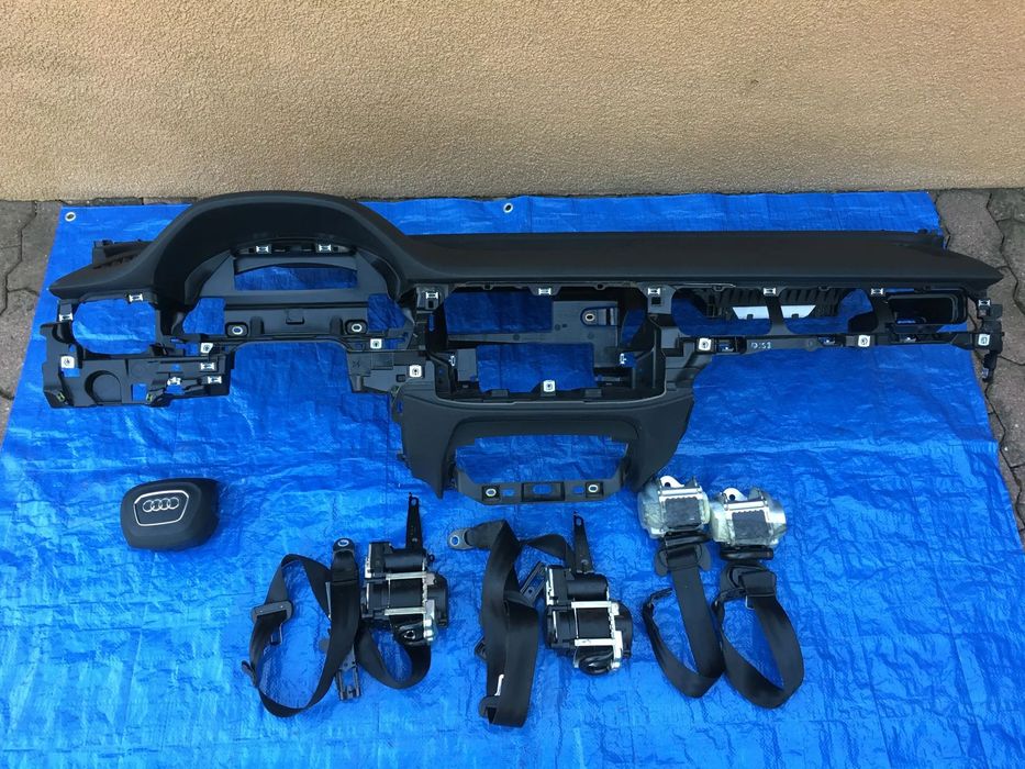 AUDI Q7 4M KONSOLA / DESKA / AIRBAG / PASY / HEAD UP / ORYGINAŁ
