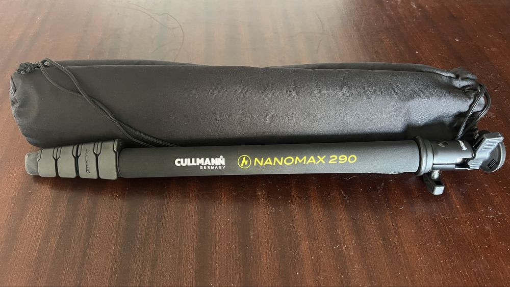 Monopé foto Cullmann Nanomax 290 + Saco Manfrotto — Excelente Estado