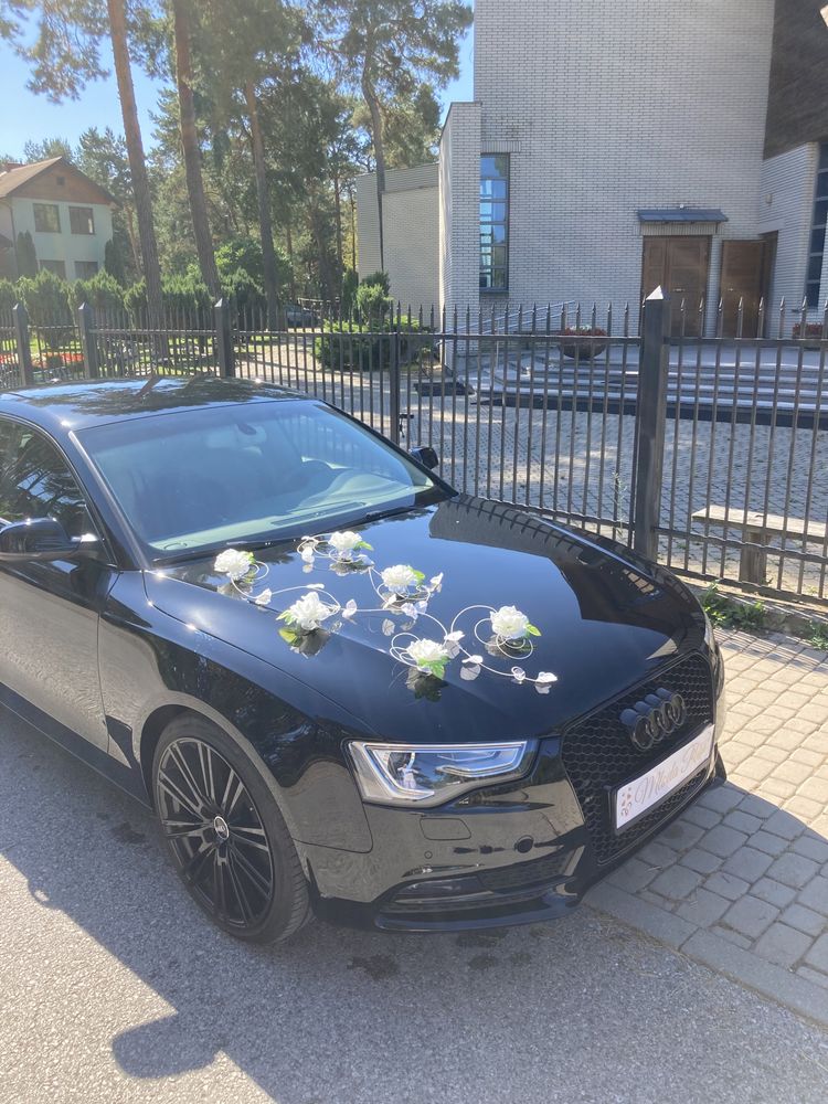 Auto do ślubu Audi A5 Sportback czarne