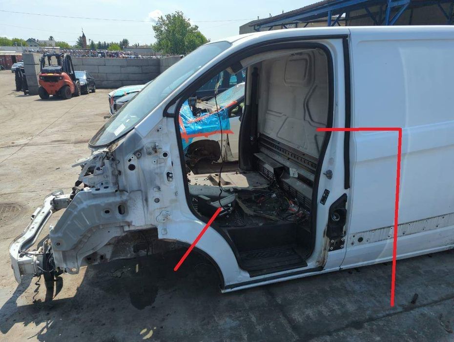 KAROSERIA ĆWIARTKA LEWY PRÓG  FORD TRANSIT CUSTOM V362 Autobus (F3) 2012 - 2022 2.2 TDCi 92 kW