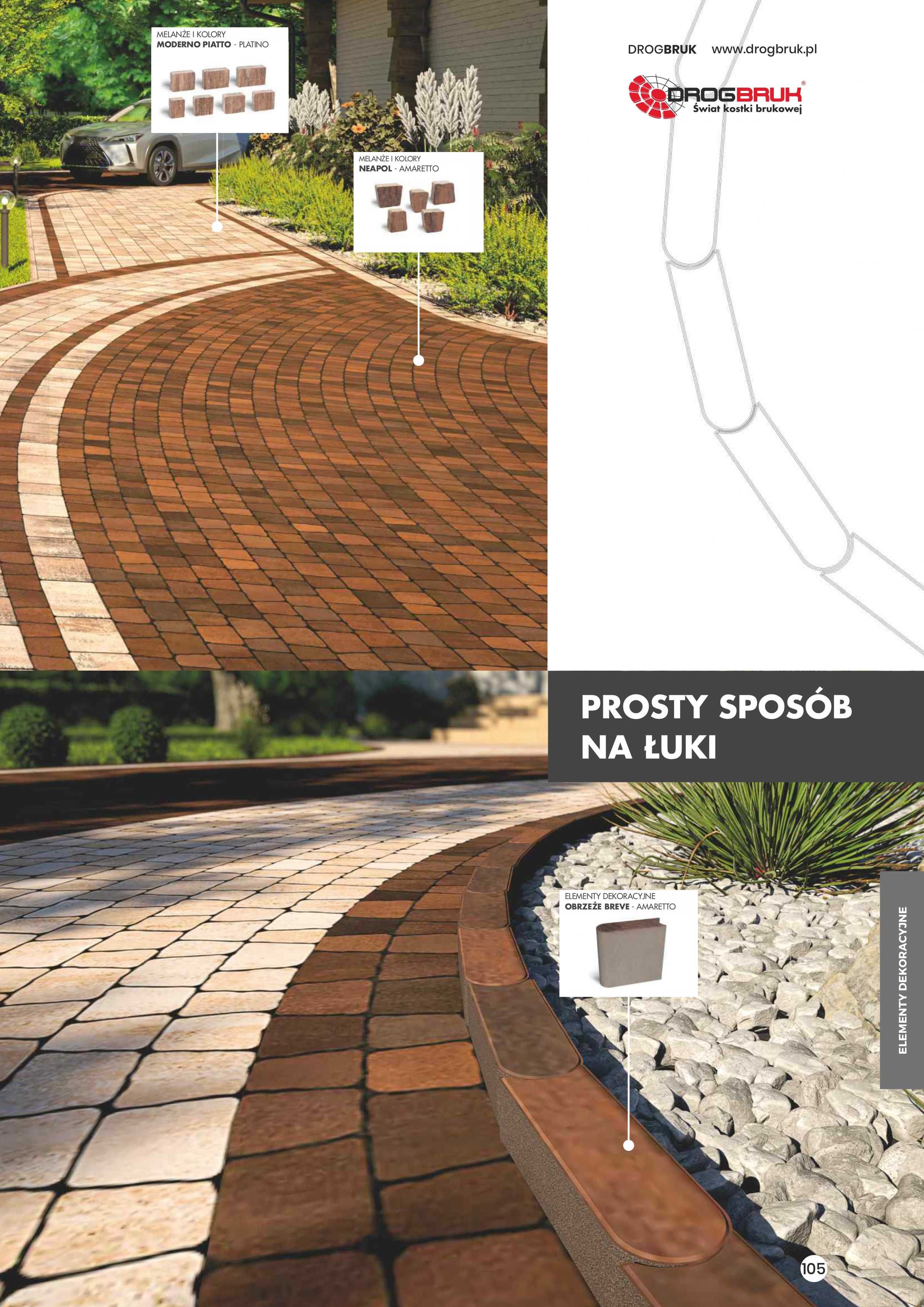 NOWOŚĆ obrzeże do łuków BREVE firmy DROGBRUK