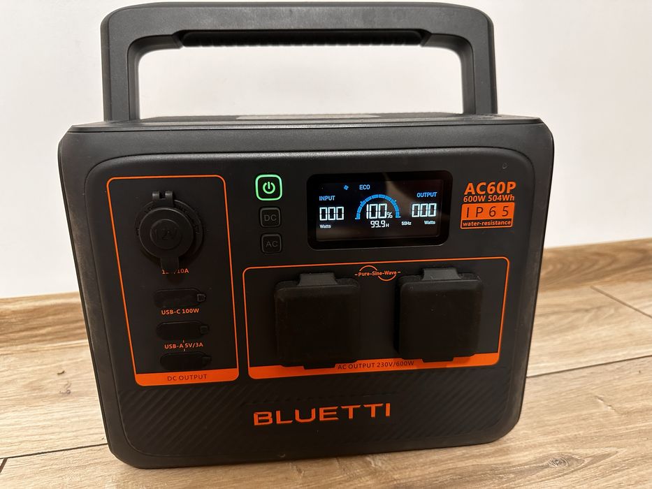 Зарядна станція універсальна Bluetti AC60P 504Wh 140000mAh 600W