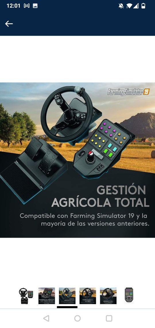 Logitech saitek farm / truck simulator Novo a Estrear