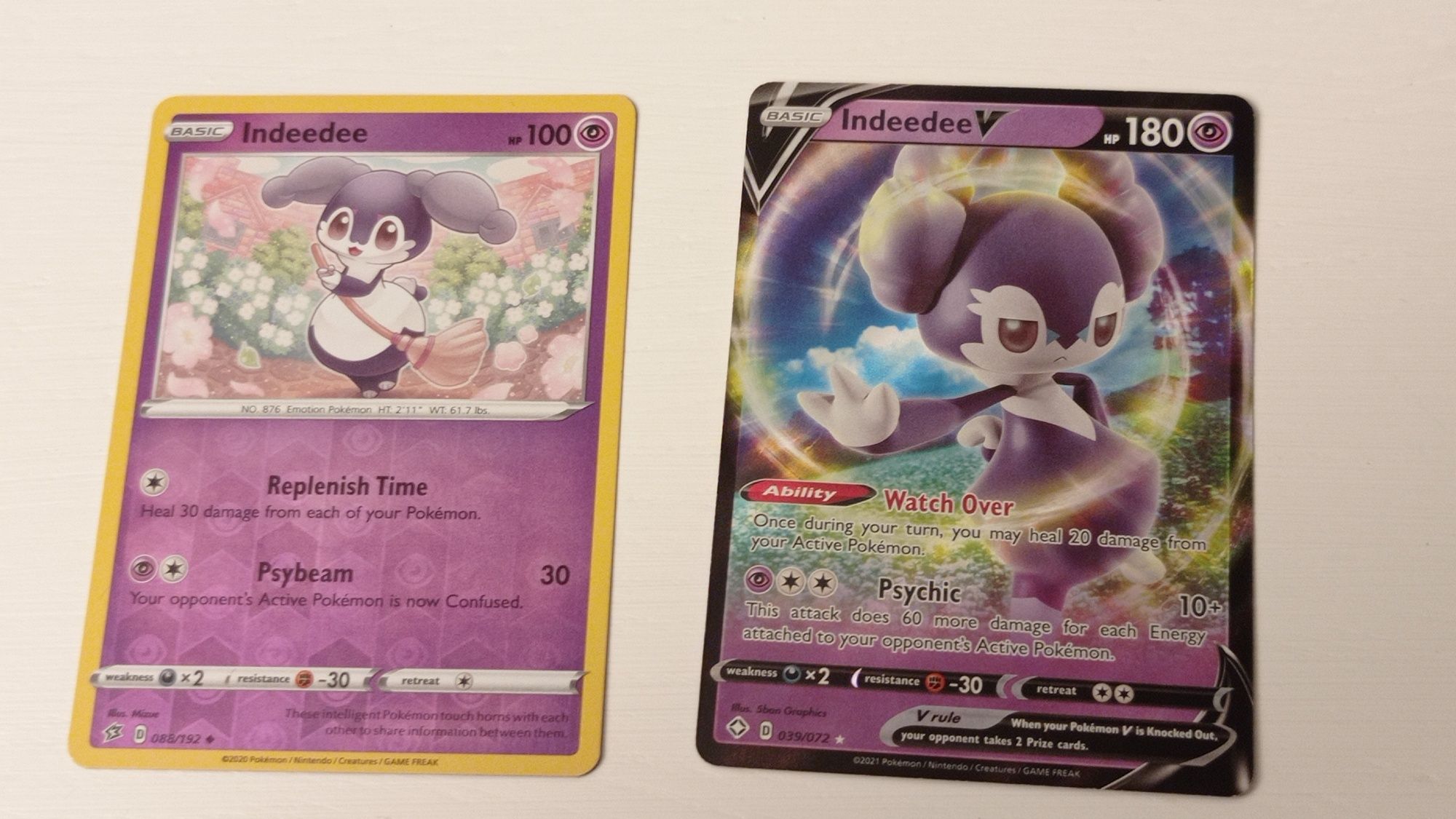 Karty Pokemon TCG bulk 484 kart!!! Holo i Indeedee V