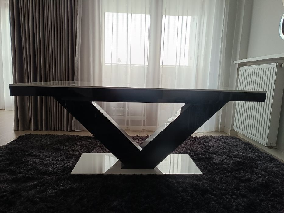 Stół do jadalni rozkładany połysk