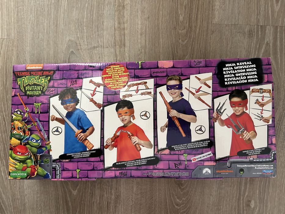 Acessórios do Leonardo das tartarugas ninja