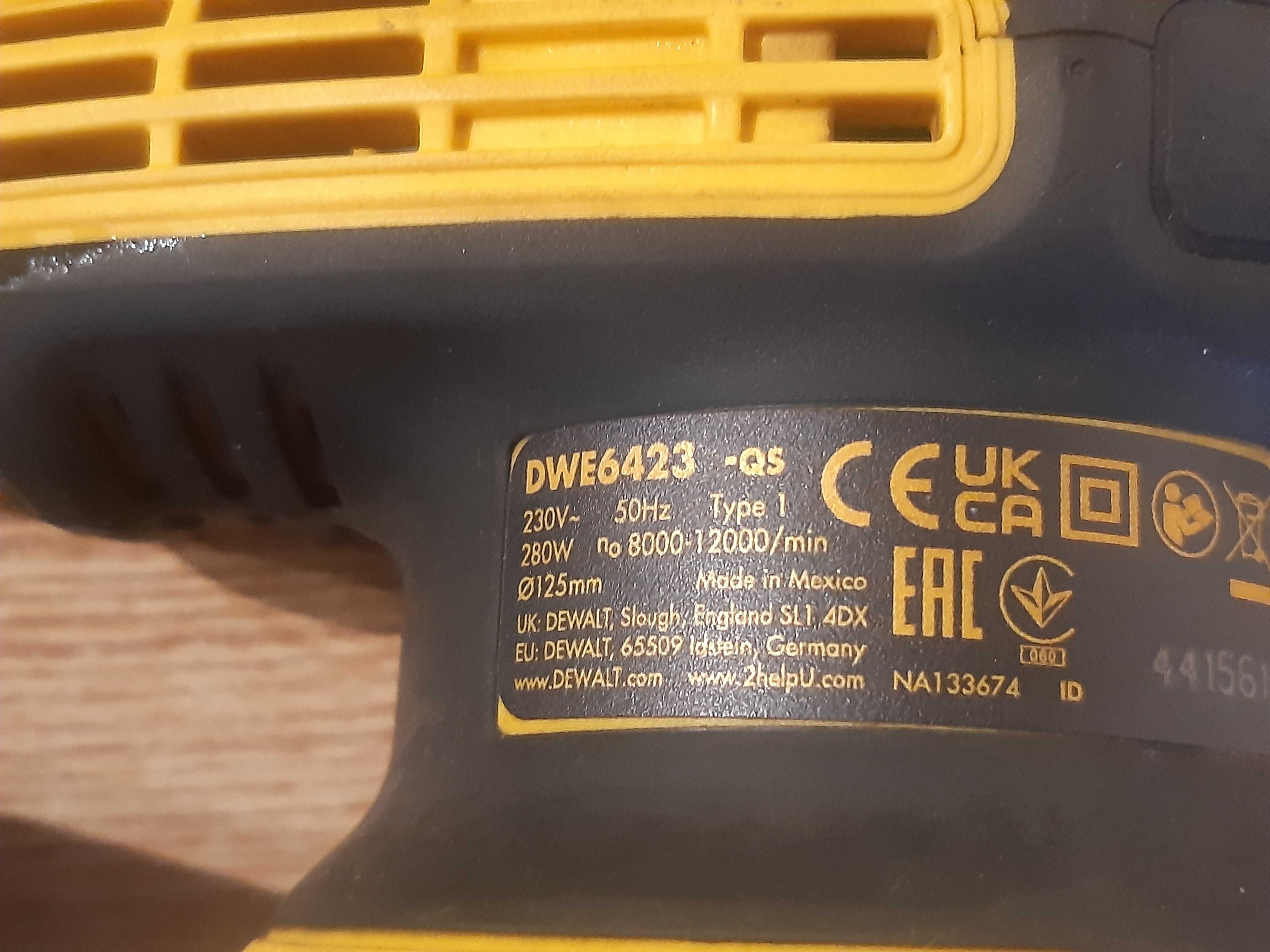 DeWalt  szlifierka mimośrodowa