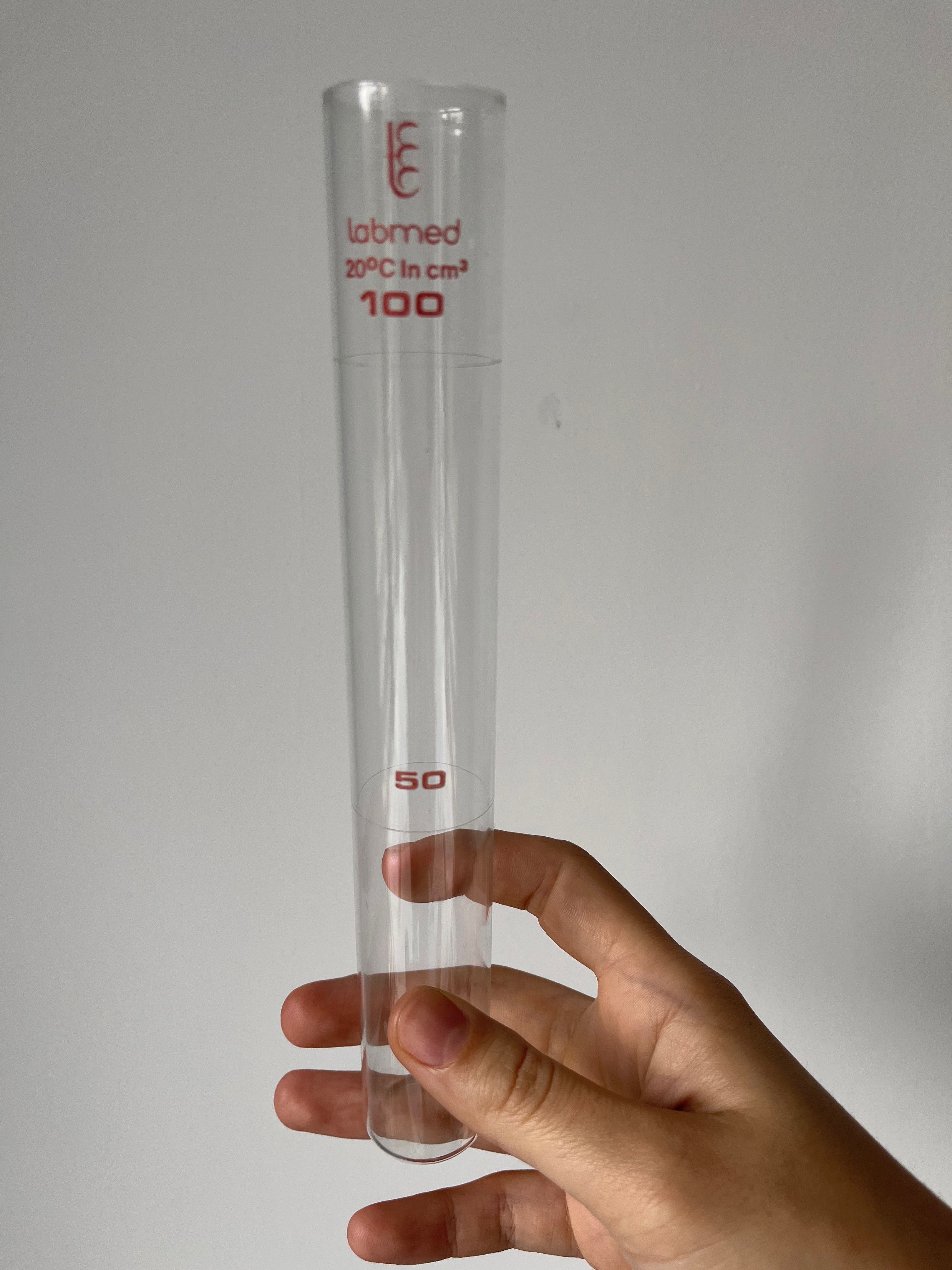 cylinder Nesslera z wylewem 100ml - 10 sztuk - szkło laboratoryjne