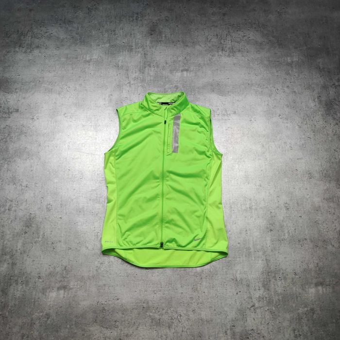 MĘSKA NEON Premium Sportowa Kamizelka Nike Dri-Fit Thermal Bieganie