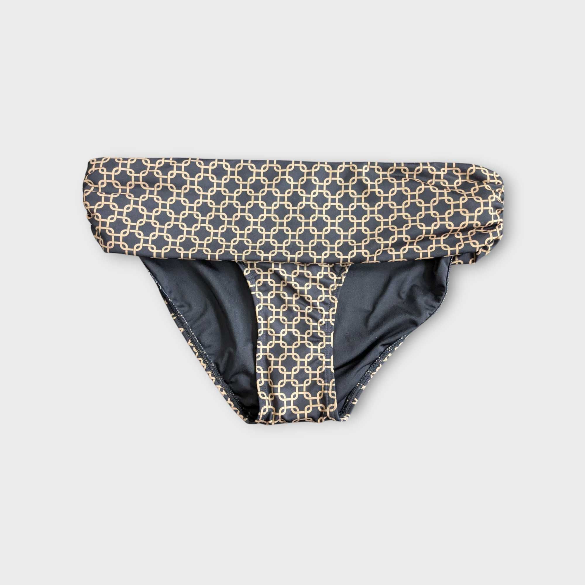 Next figi bikini czarne we wzór geometryczny rozm. 42