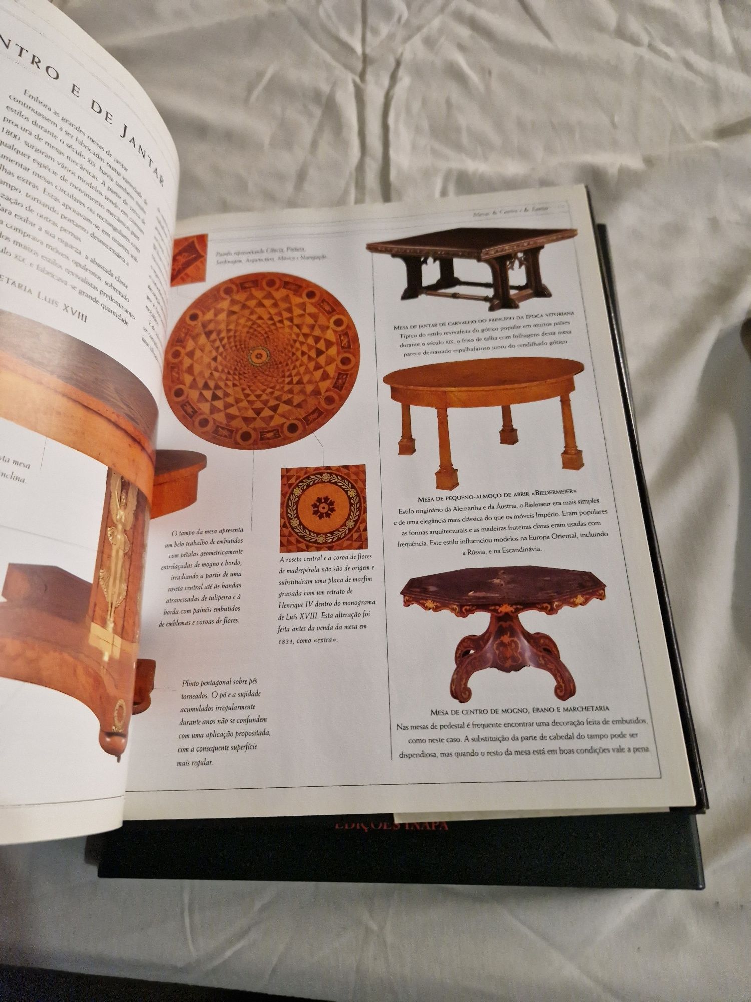 Livro de antiguidades em bom estado