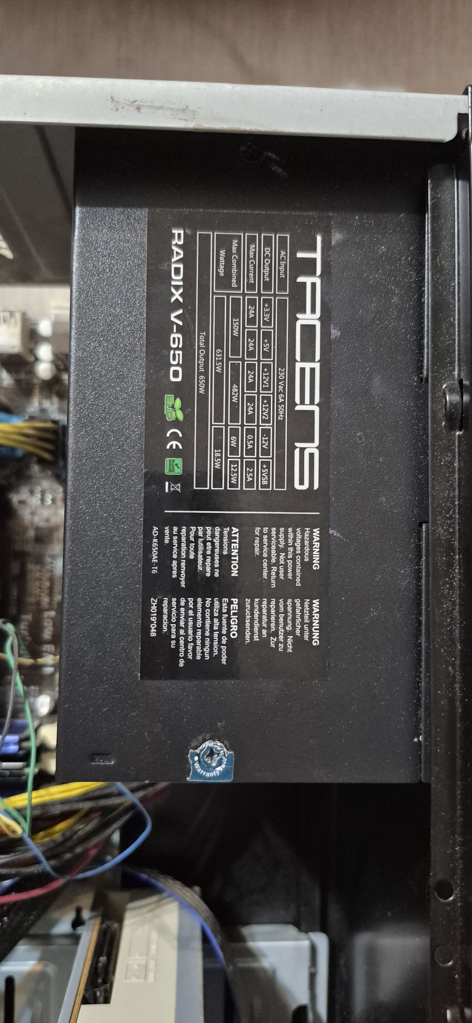 Komputer i5 2500k asus p8p67 le 16gb RAm