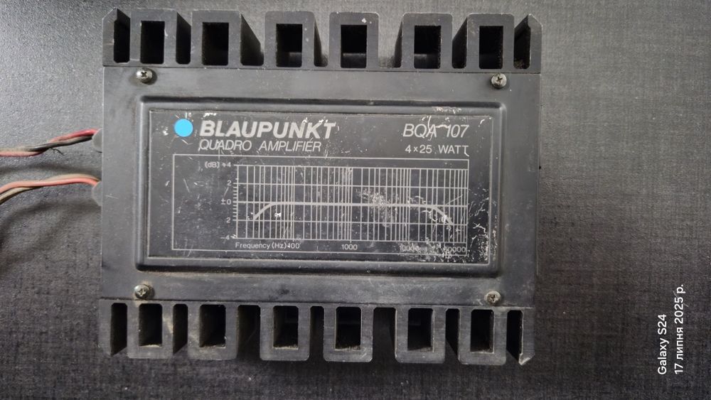 Автомобільний квадро підсилювач BLAUPUNKT BQA107
