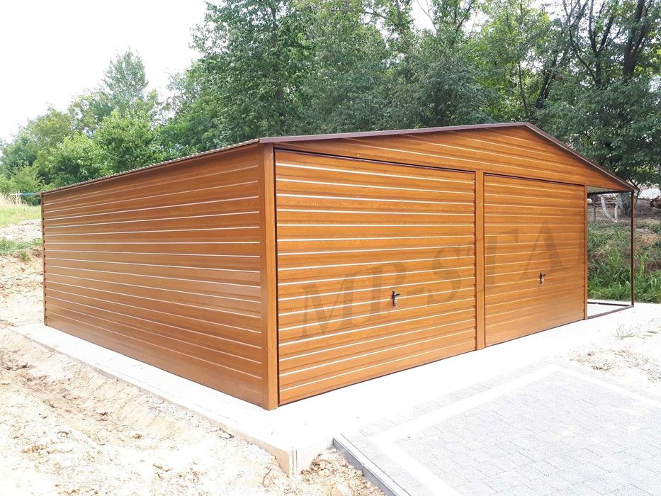 Garaże PREMIUM z wiatą boczną
