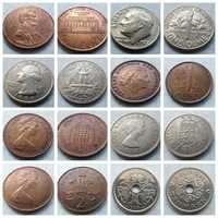 Монеты США, Англии, Германии, Чехословакии, Румынии, Польши, Евросоюза