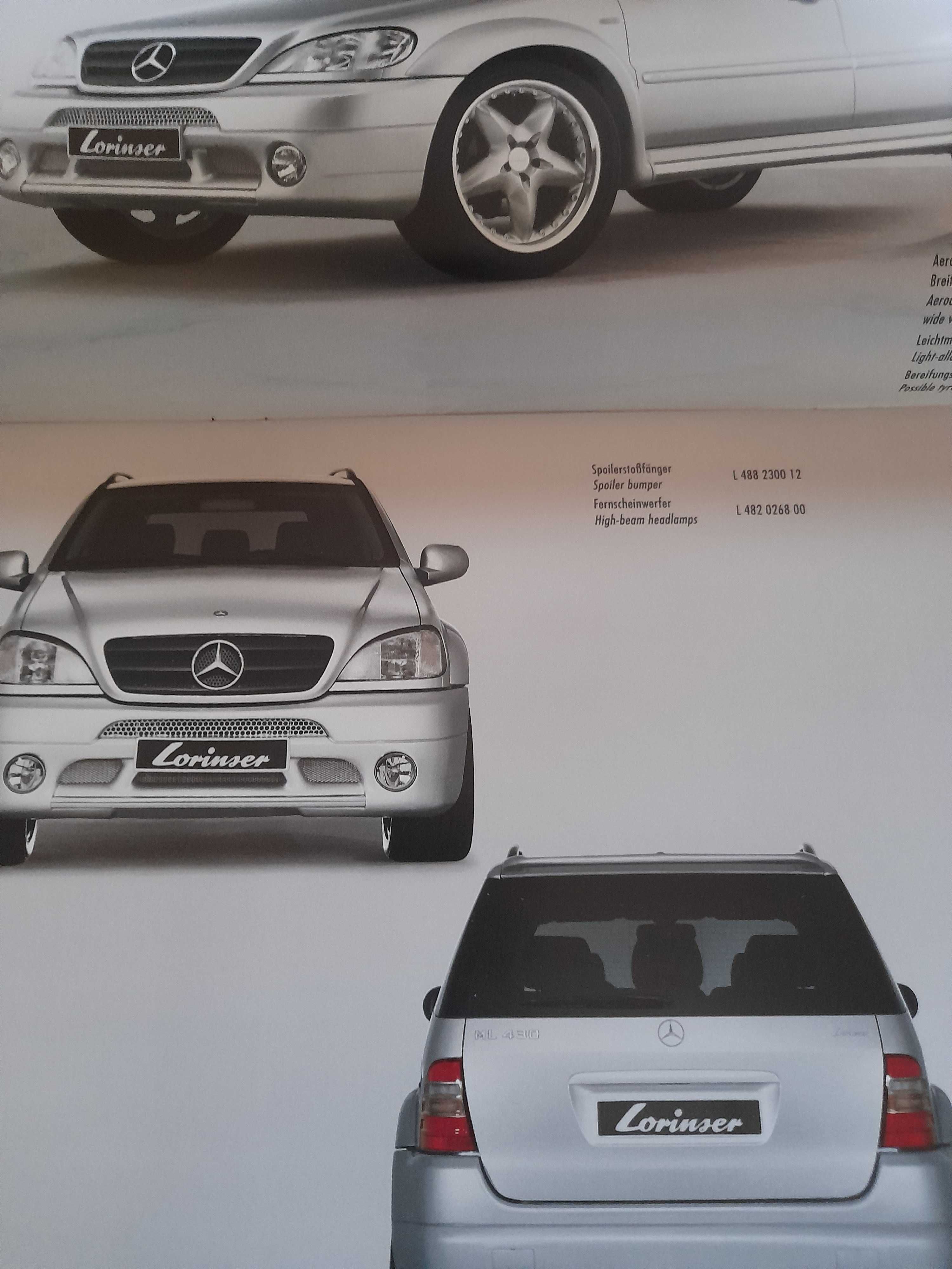 LORINSER Mercedes ML klasy M BR 163 niemiecki/angielski rok 2004