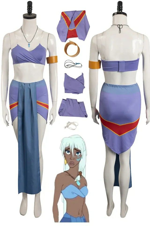 Fato Kida Atlantis Disney Cosplay