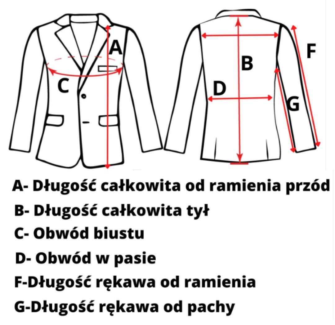 Męska niebieska marynarka marki Bytom