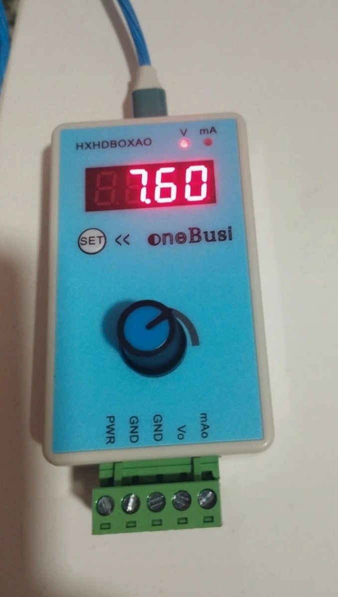 Gerador tensão analógica 0-10V
0-20mA/4-20mA/2-10V
Tensão e corrente