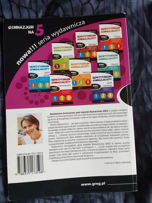 Repetytorium gimnazjalisty.  Język angielski