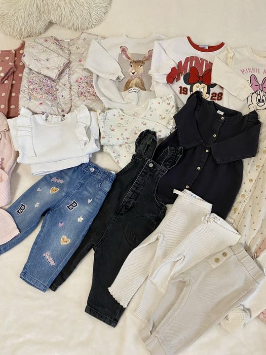 Zara джинси дитячі мега великий набір фірмових речей лот пакет речей