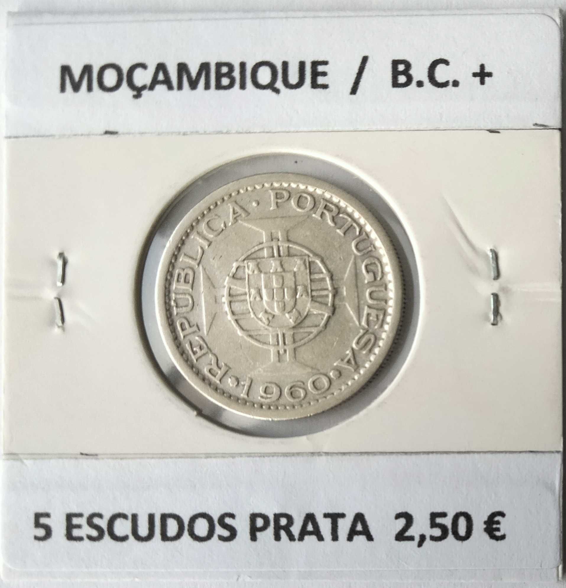Moedas Portuguesas de 5 e 2,50 Escudos da Ex Colónia de Moçambique