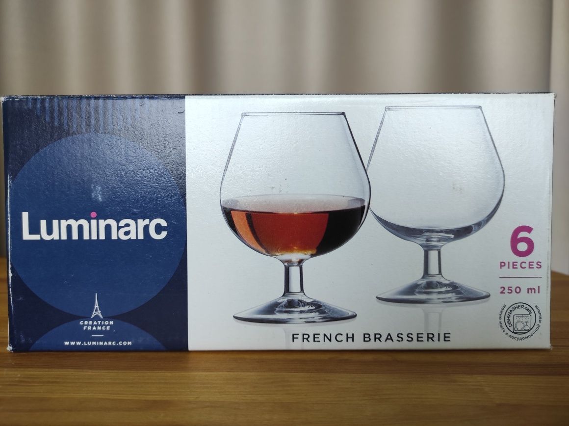 Бокали для коньяку Luminarc French Brasserie 4 шт 250 мл