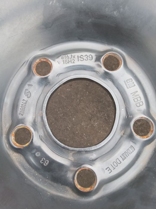 Диски комплект 5×105 R16 ет39  6,5 ширина , датчики є
6.5×16, виліт ET