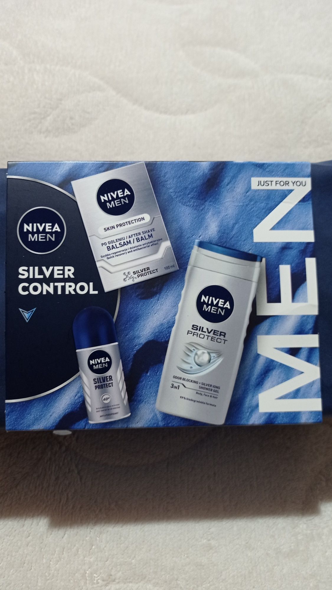 Nivea Men Silver Control+kosmetyczka - zestaw męski NOWY