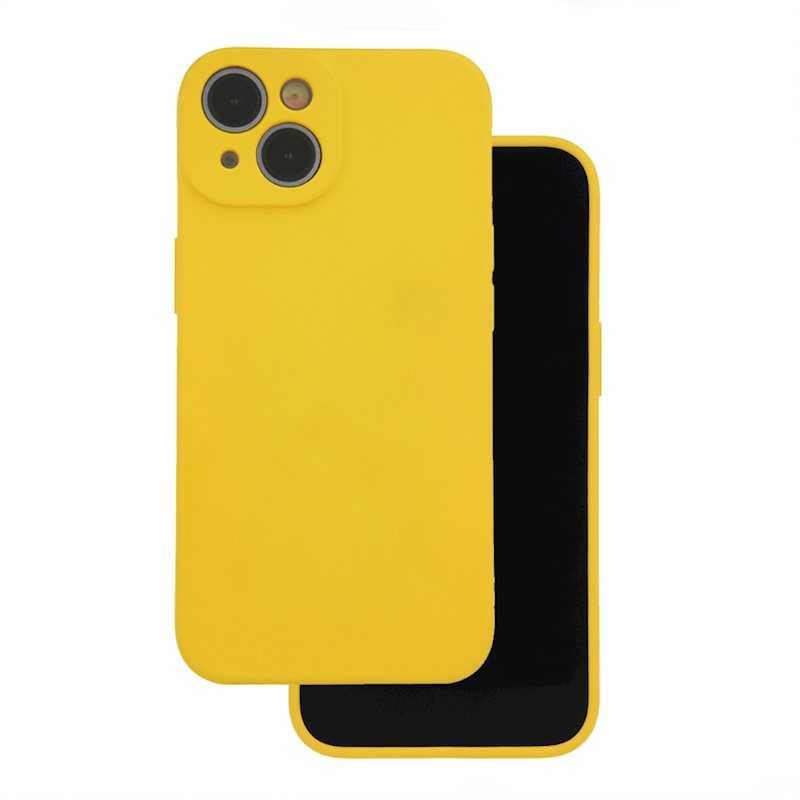 Etui Silicon do iPhone 15 6,1" żółta