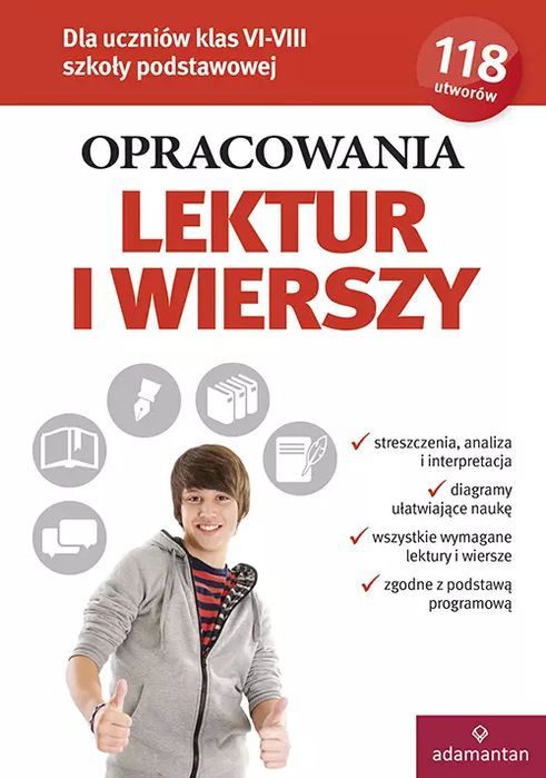Opracowania Lektur I Wierszy Dla Uczniów Klas 6-8 Szkoły Podstawowej