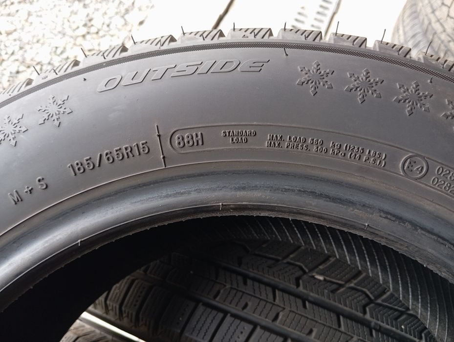 185/65R15 opony zimowe jak nowe