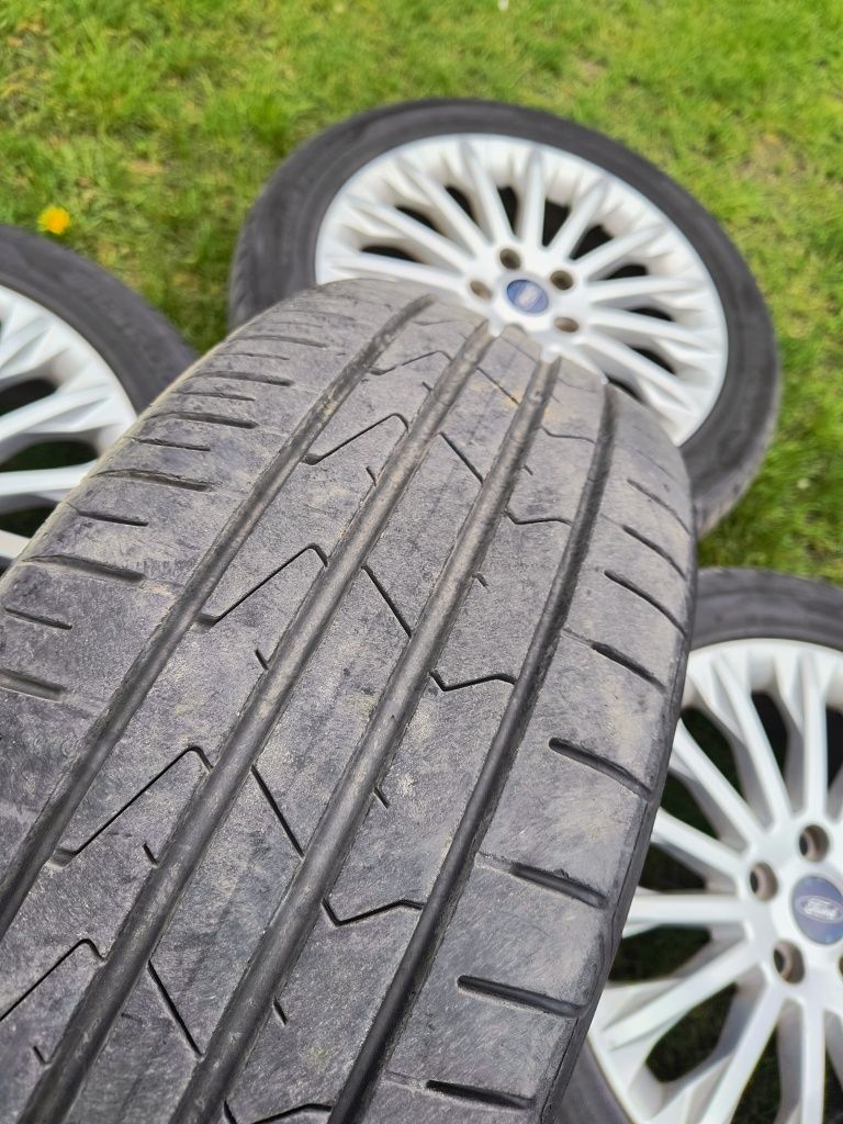 Komplet kół na Lato! 17 cali 5x108 Ford+OponyHankook 215/50 +7mm 22Rok