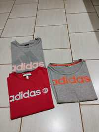 3 koszulki damskie Adidas rozmiar M.