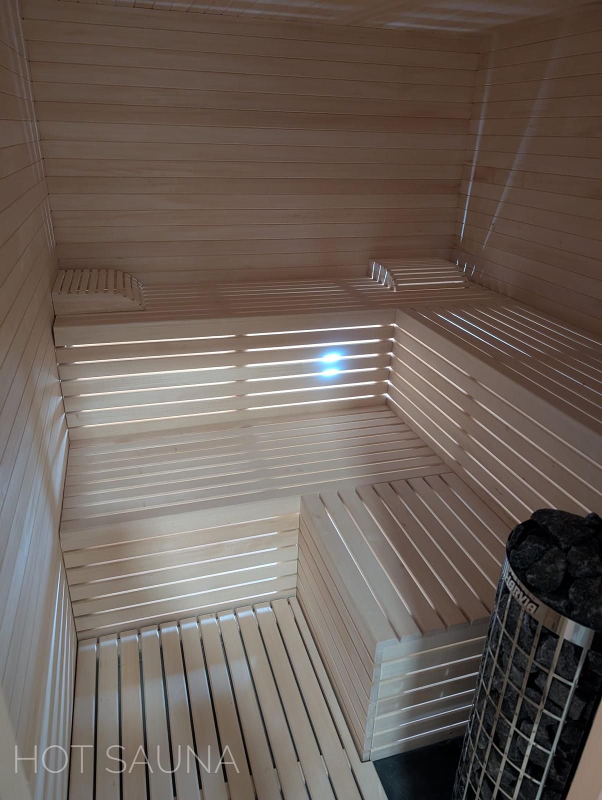 Sauna Wewnętrzna na Wymiar, do Zabudowy