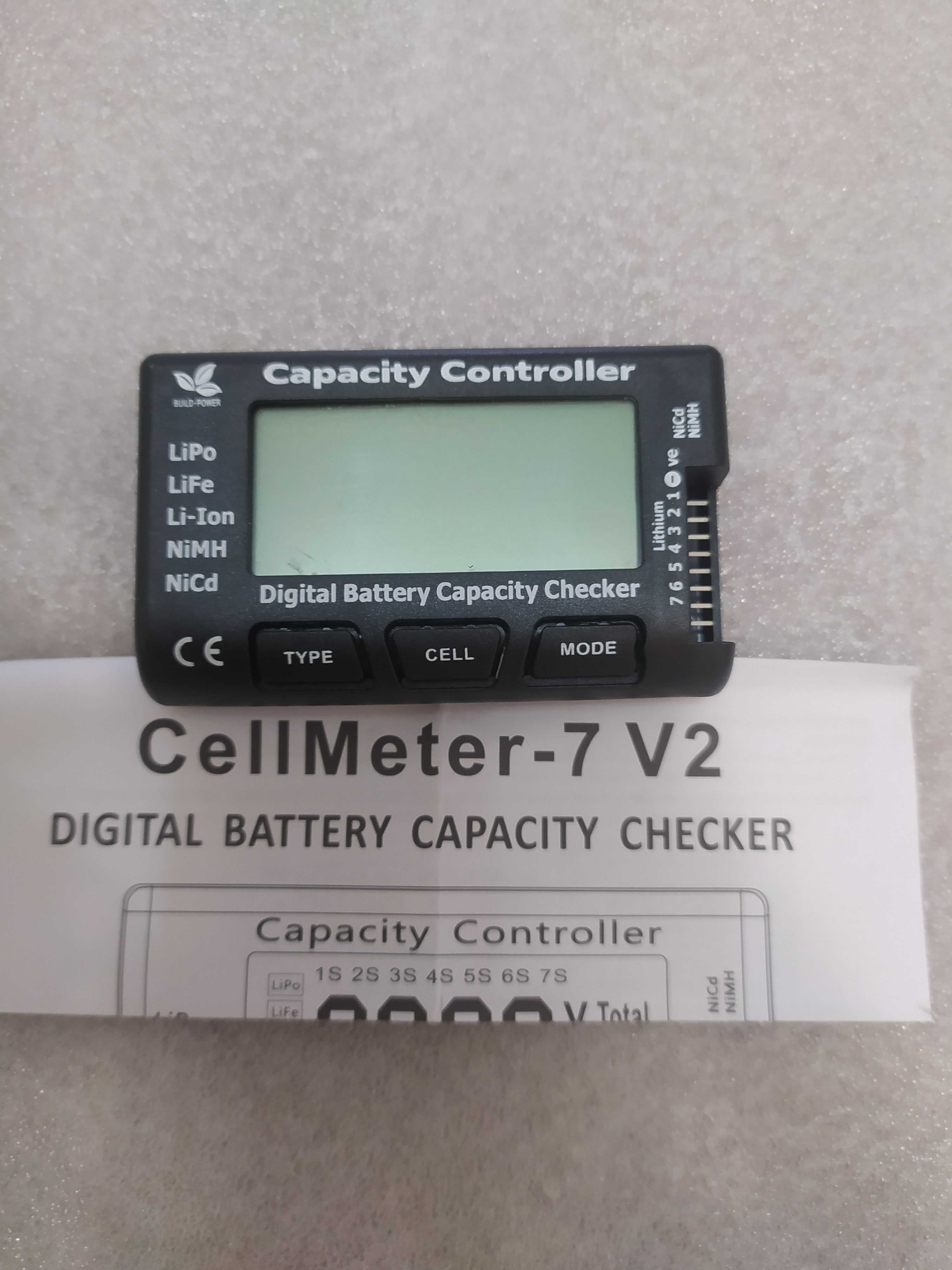 RC Cellmeter 7 Тестер ёмкости заряда акумуляторов LiPo LiIon LiFe NiMh