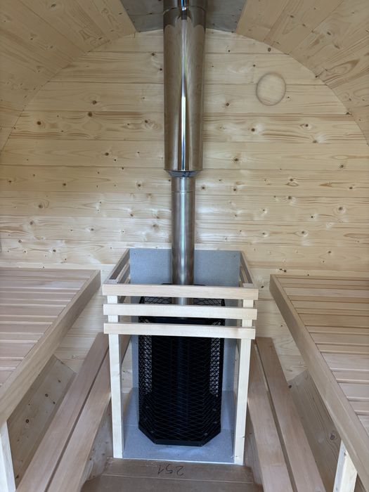 Sauna beczka  200cm  gotowa od reki.