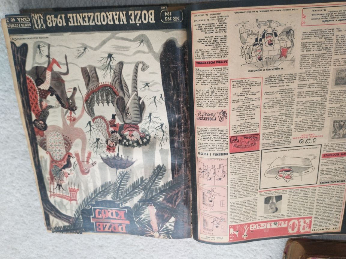 Gazeta Przekrój rocznik 1948 dwa tomy